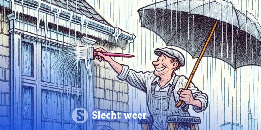slecht weer